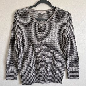 Loft button down sweater. NWOT size medium